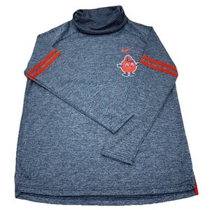 Syracuse Orange Shirt Women Large Blue Nike Pullover Turtle Neck Thermal‎ Ladies